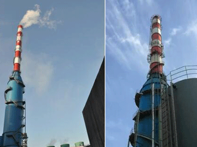 晉煤明水化工鍋爐煙氣脫白項目